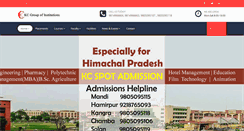 Desktop Screenshot of kcinstitutes.com